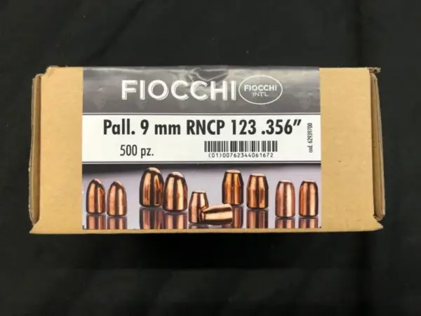 FIOCCHI PALL.9MM RNCP123
